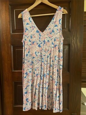 Loft Paisley Sleeveless Midi Dress